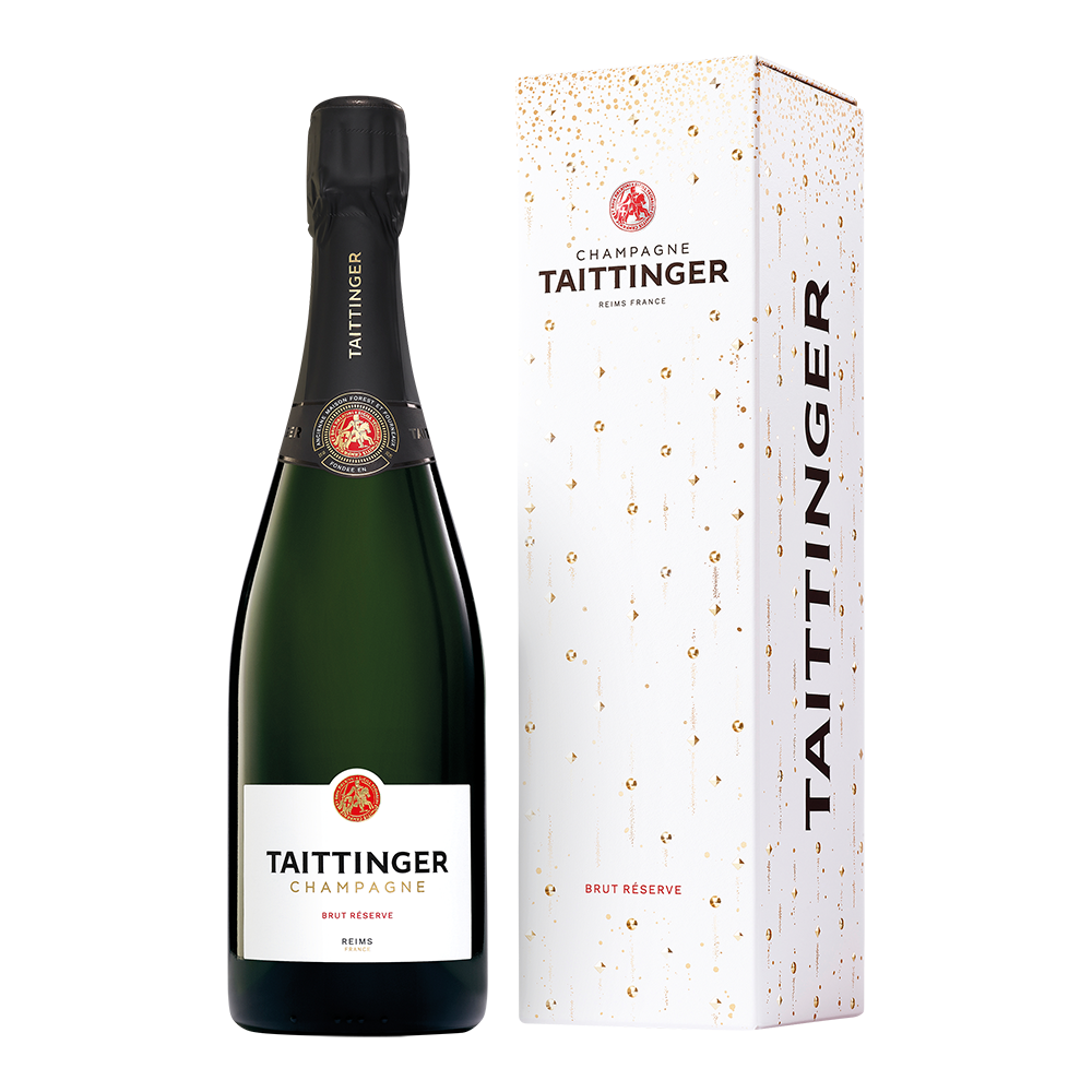 Champagne Taittinger Brut Réserve in Geschenkverpackung