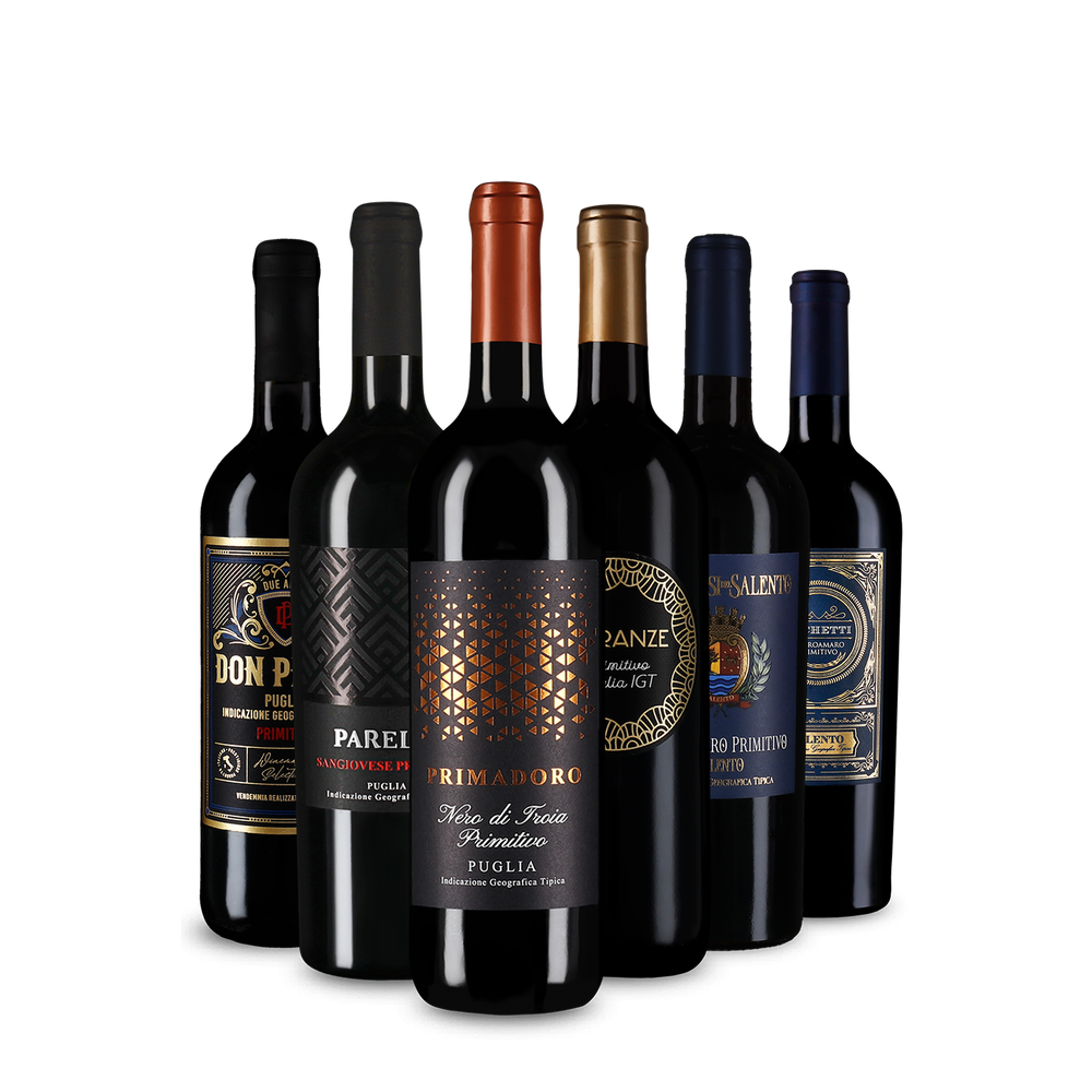 Jednička mezi červenými víny: Primitivo v degustačním balení