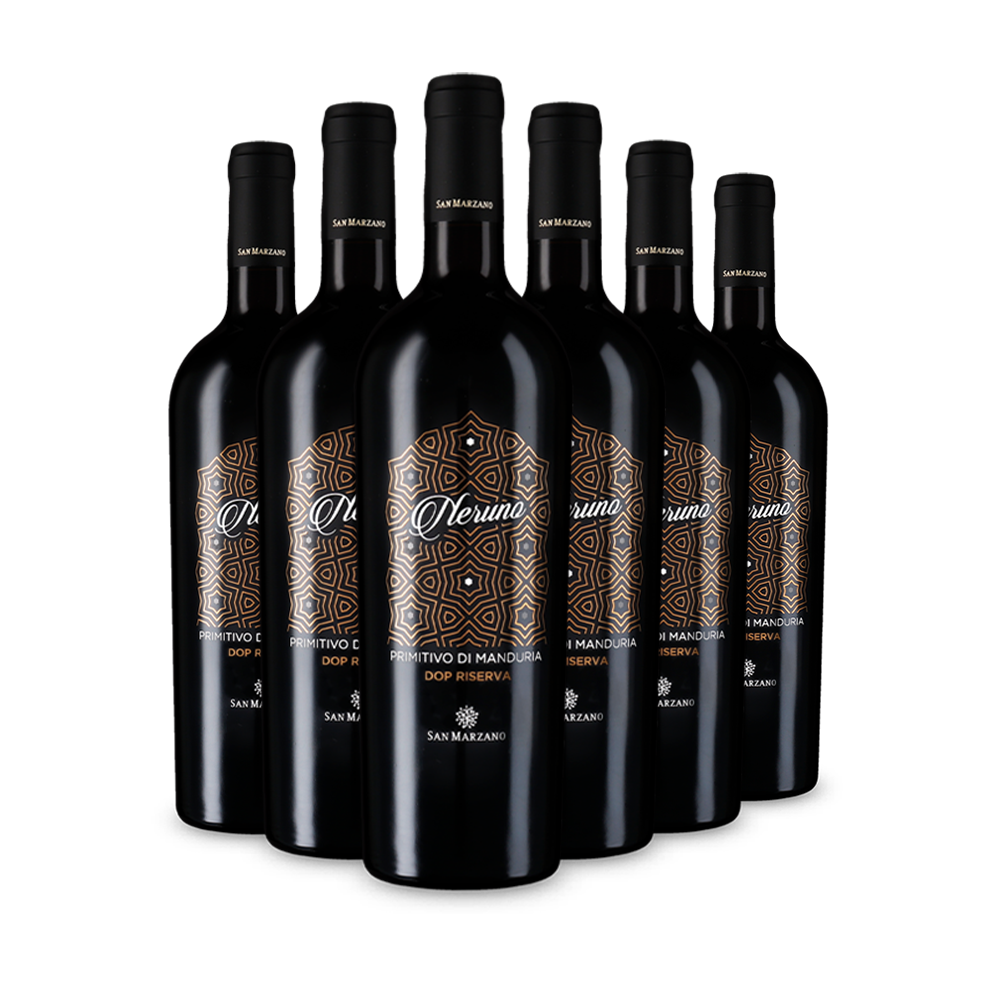 6 Flaschen Neruno Primitivo di Manduria Riserva 2018