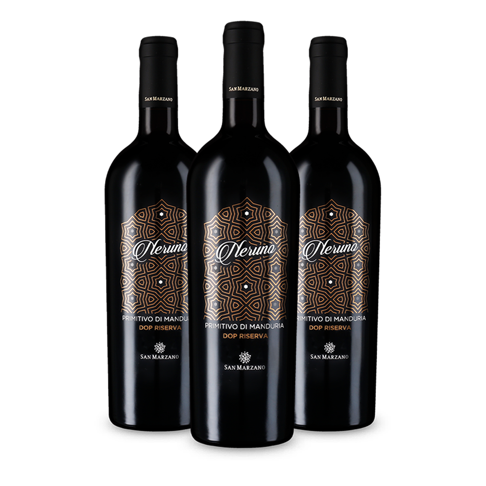 3 Flaschen Neruno Primitivo di Manduria Riserva 2018