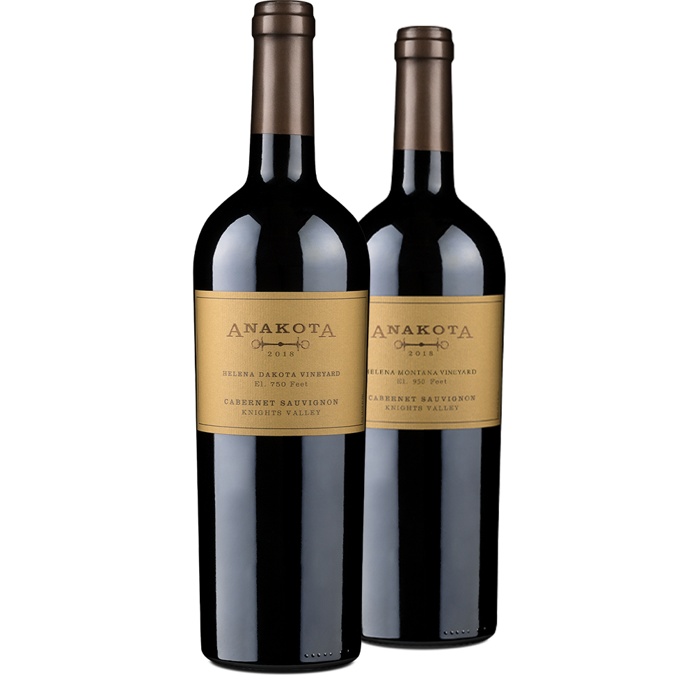 Anakota Cabernet Sauvignon Duo Dakota & Montana Knights Valley 2018