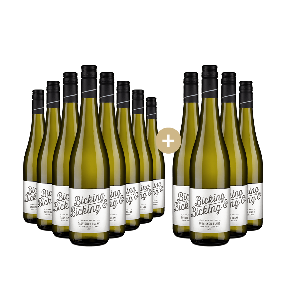 8+4 Flaschen Donnerschlag! Sauvignon Blanc trocken 2021