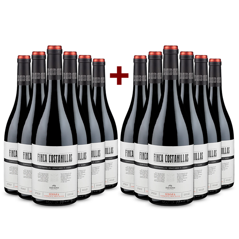 6+6 Flaschen Finca Costanillas Rioja 2020