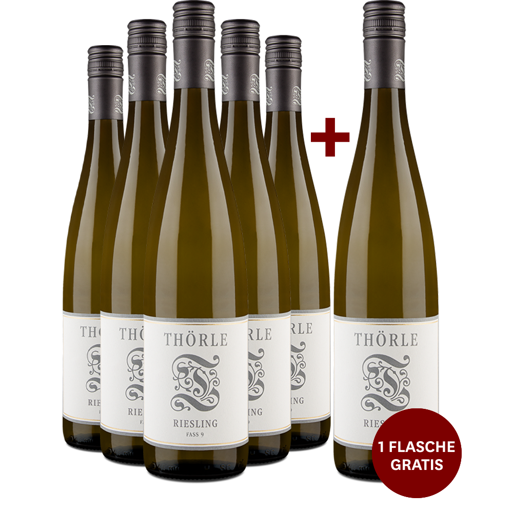 5+1 Flaschen Riesling Fass 9 trocken 2021