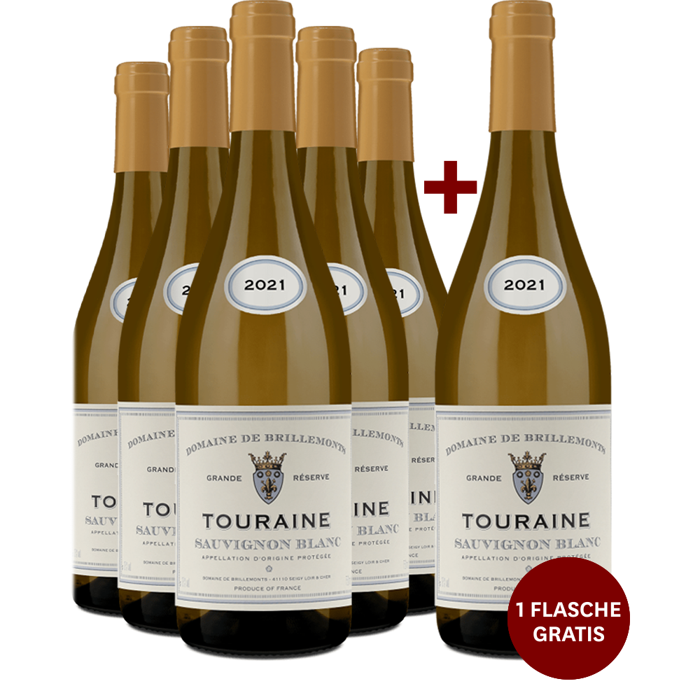 5+1 Flaschen Sauvignon Blanc Touraine 2021