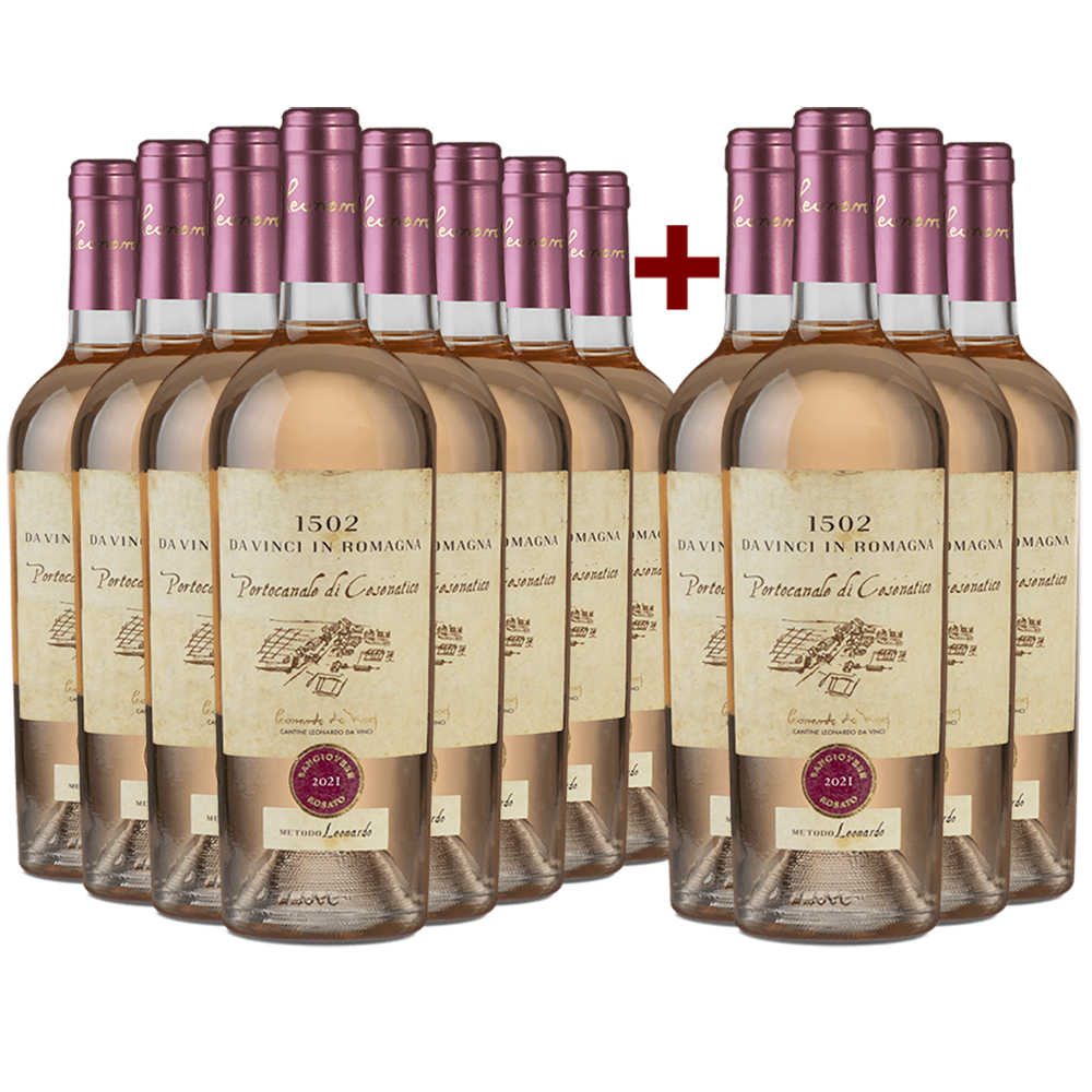 8+4 Flaschen Portocanale di Cesenatico Rosato Sangiovese 2021