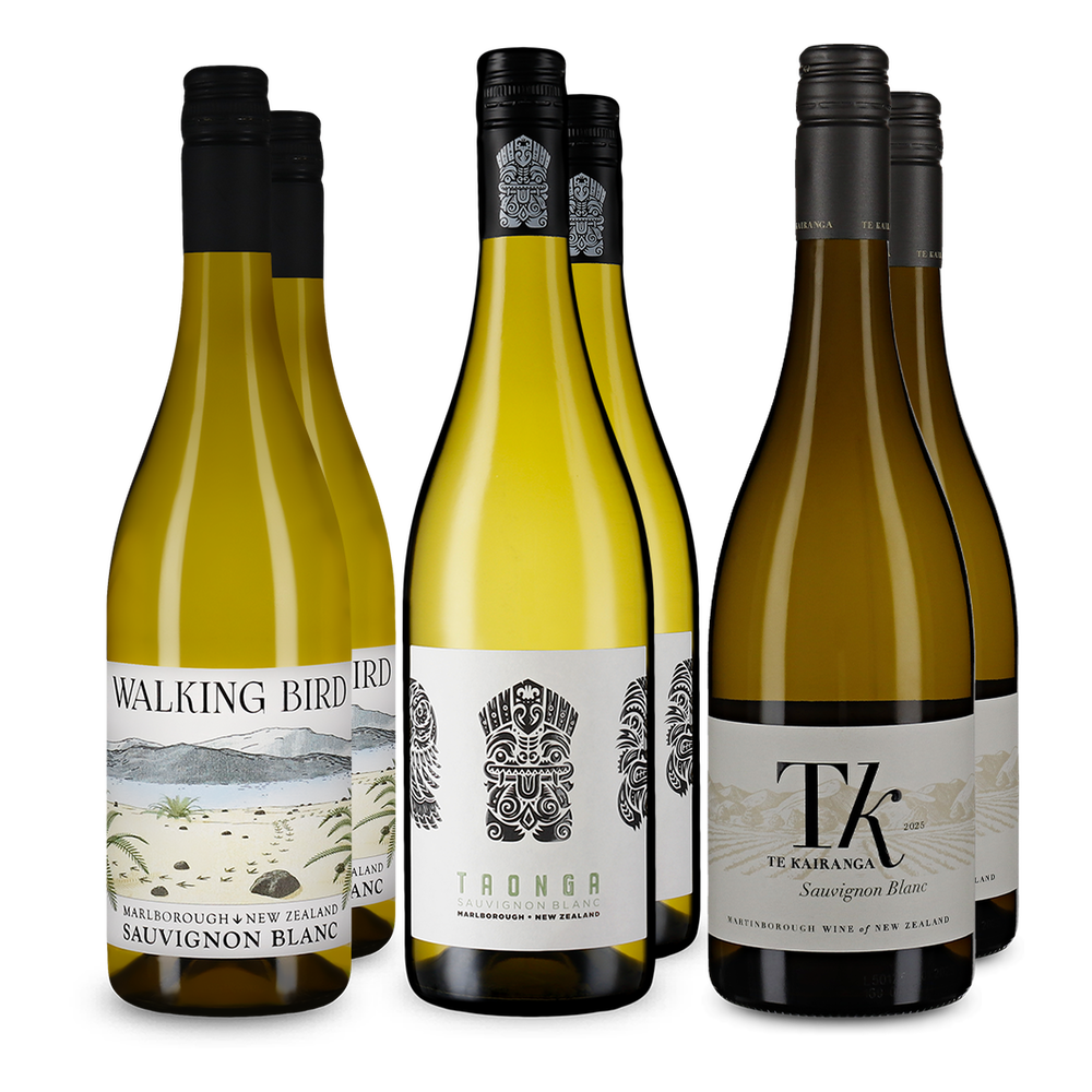 3x2 Wine in Black Neuseeland Sauvignon Blanc