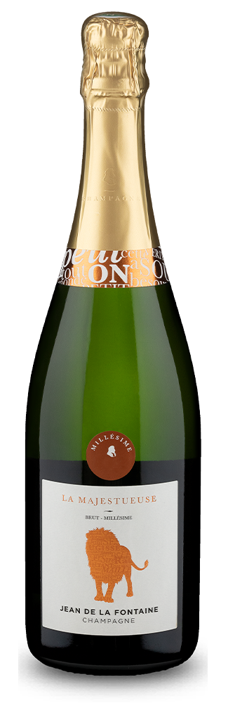 Champagne Jean de La Fontaine La Majestueuse brut Millésime 2014