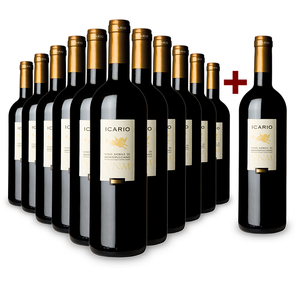 11+1 Flaschen Icario Vino Nobile di Montepulciano 2018