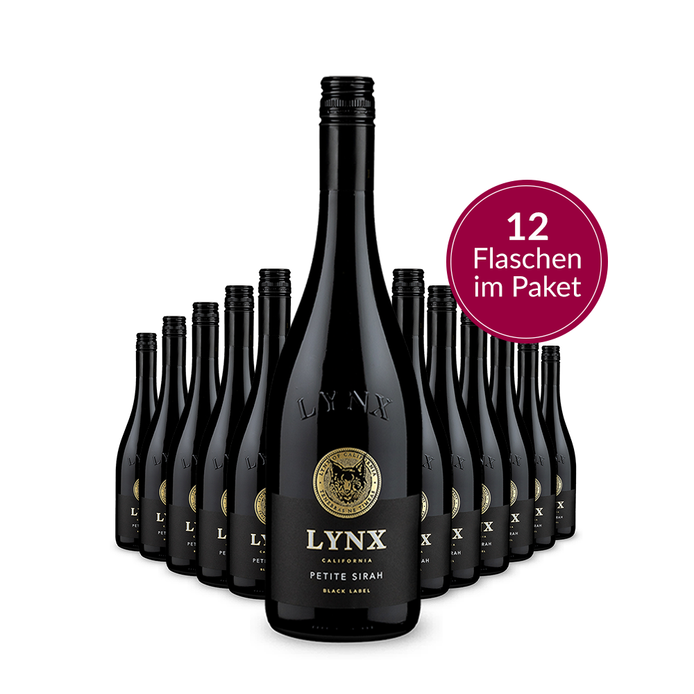 12 Flaschen Petite Sirah Black Label 2020