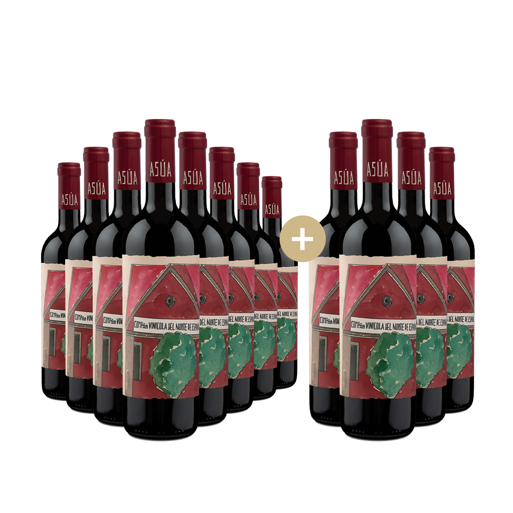 8+4 Flaschen Asúa Rioja Crianza 2018