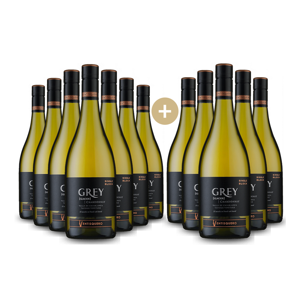 7+5 Flaschen Chardonnay Grey Casablanca Valley 2021