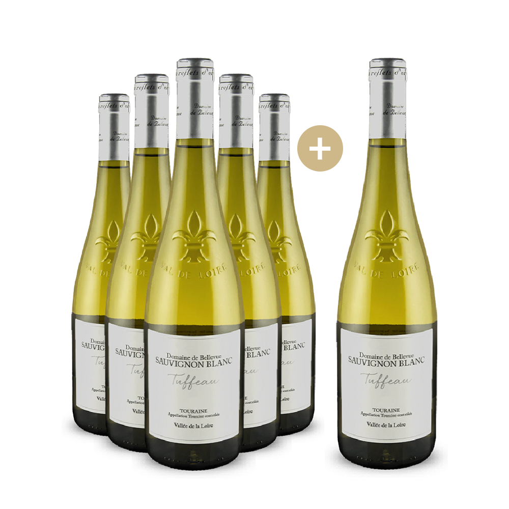 5+1 Flaschen Sauvignon Blanc Tuffeau Touraine 2022