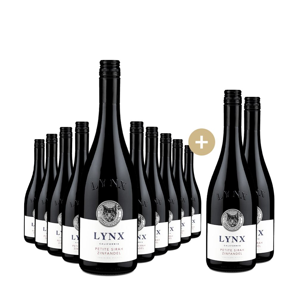 10+2 Flaschen Petite Sirah Zinfandel California 2020