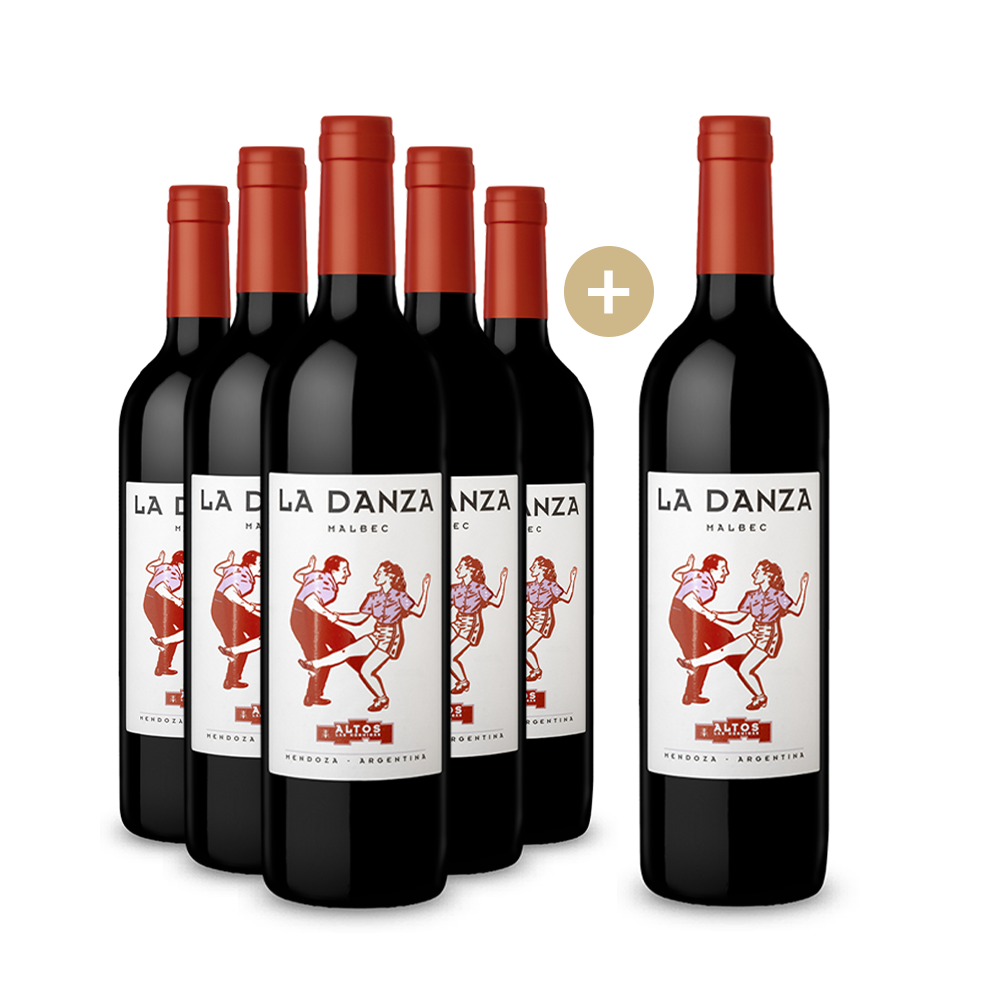 5+1 Flaschen La Danza Malbec 2020