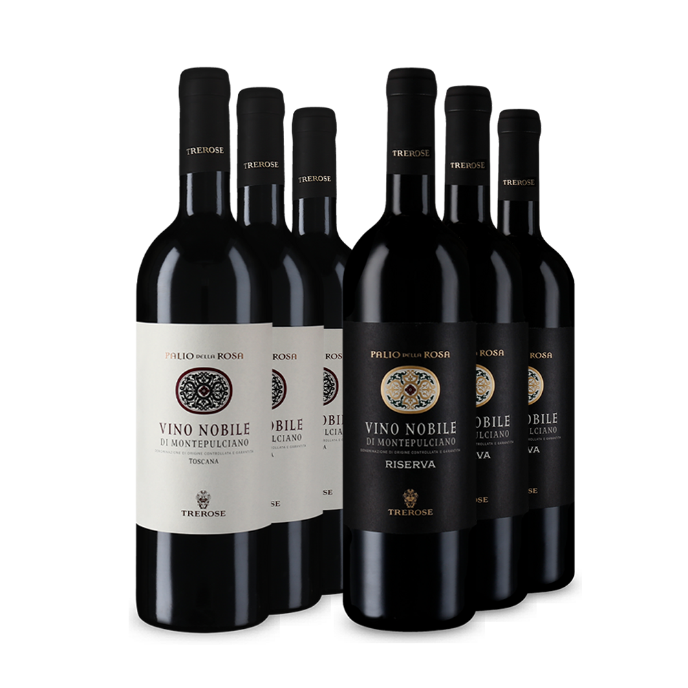 Vino Nobile di Montepulciano: Reife-Vertikale im 2x3-Paket