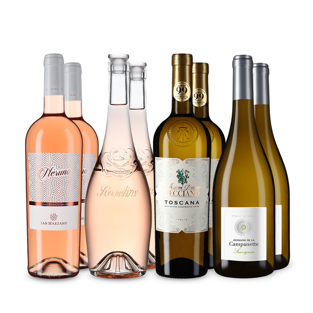 Sommer-Weine im 4x2-Set