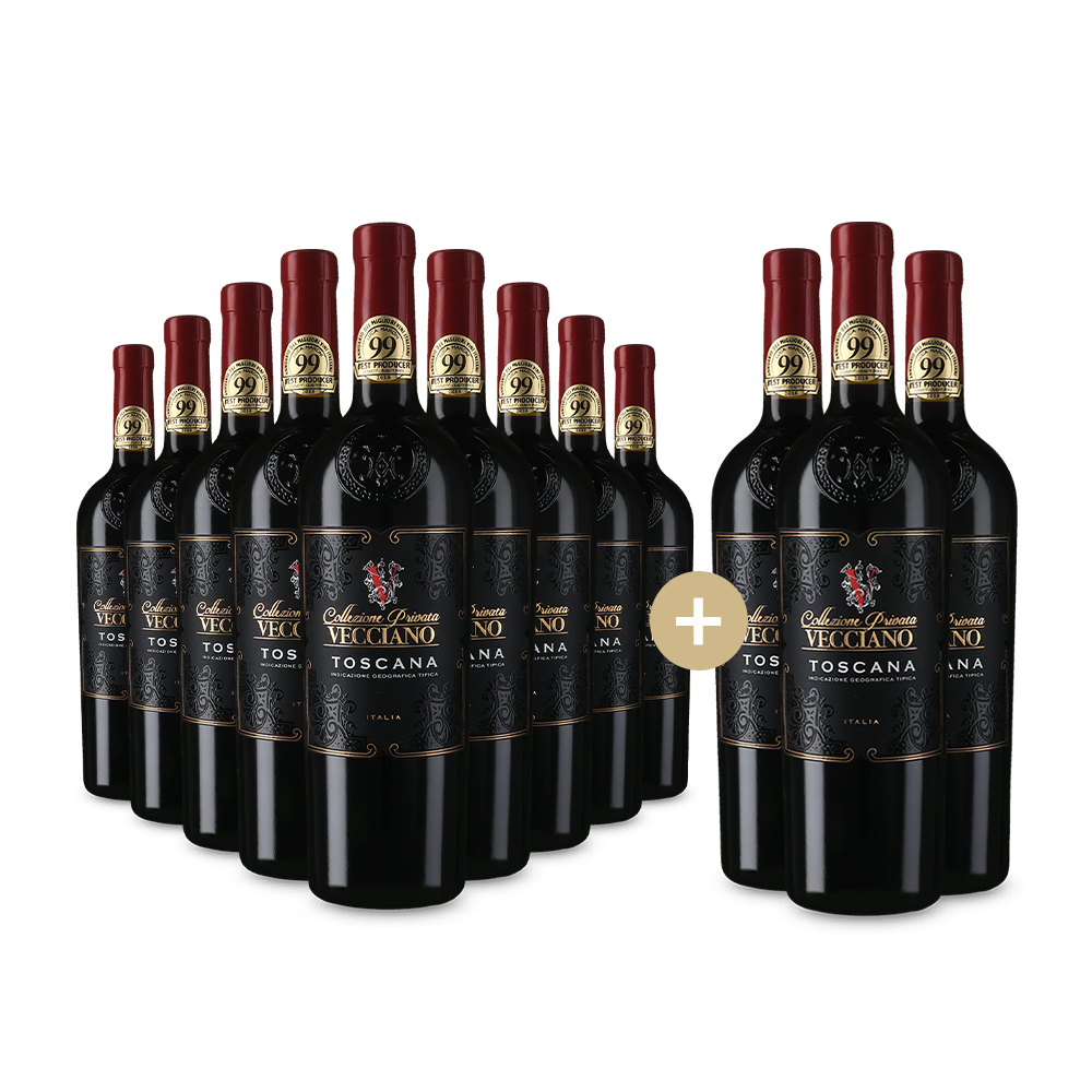 9+3 Flaschen Vecciano Collezione Privata 2018