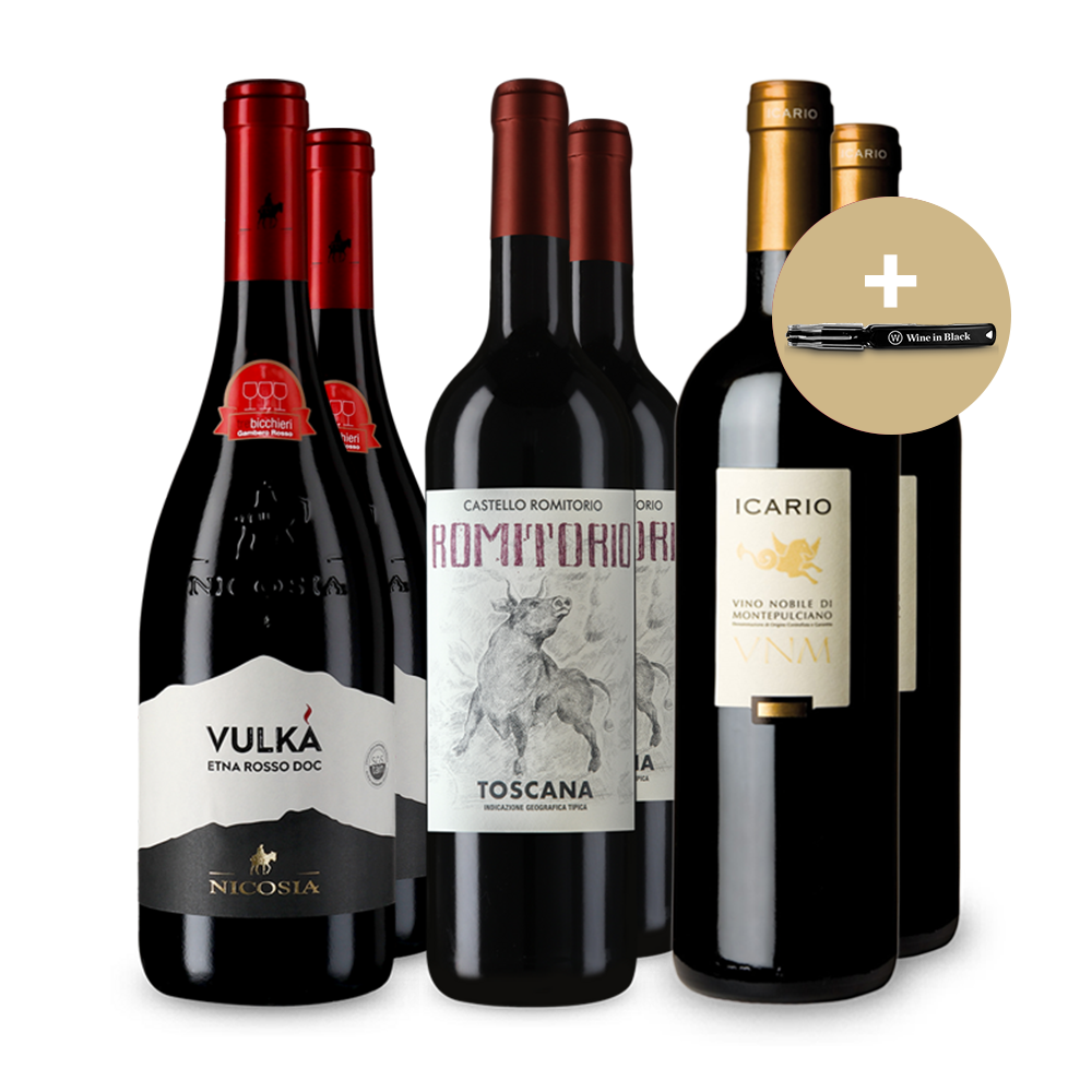 Italienische Punktestars im 3x2-Paket + Gratis Kellnermesser
