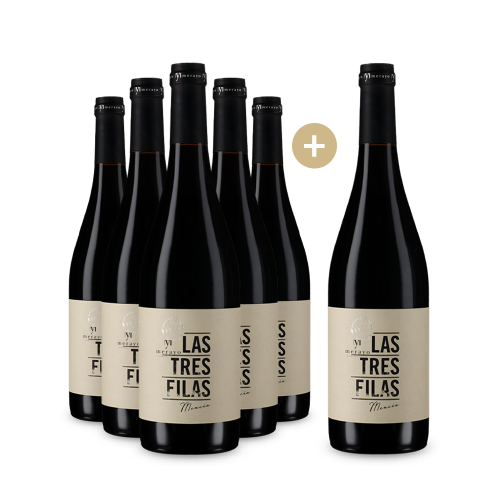 5+1 Bodegas Merayo Las Tres Filas Mencia 2020