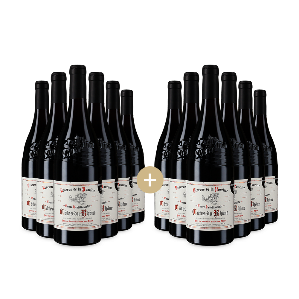 6+6 Reserve de la Ronciere Cotes du Rhône 2020