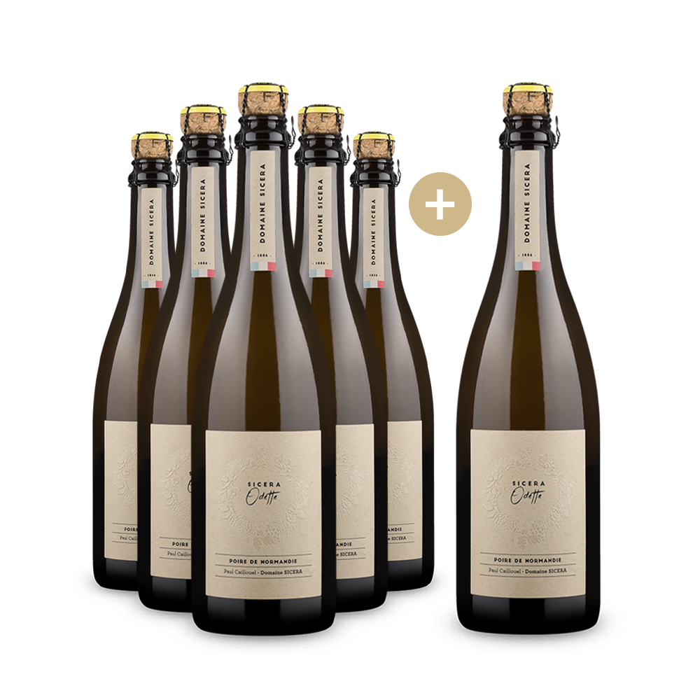 5+1 Flaschen Domaine Sicera Odette Poiré Normandie 2022