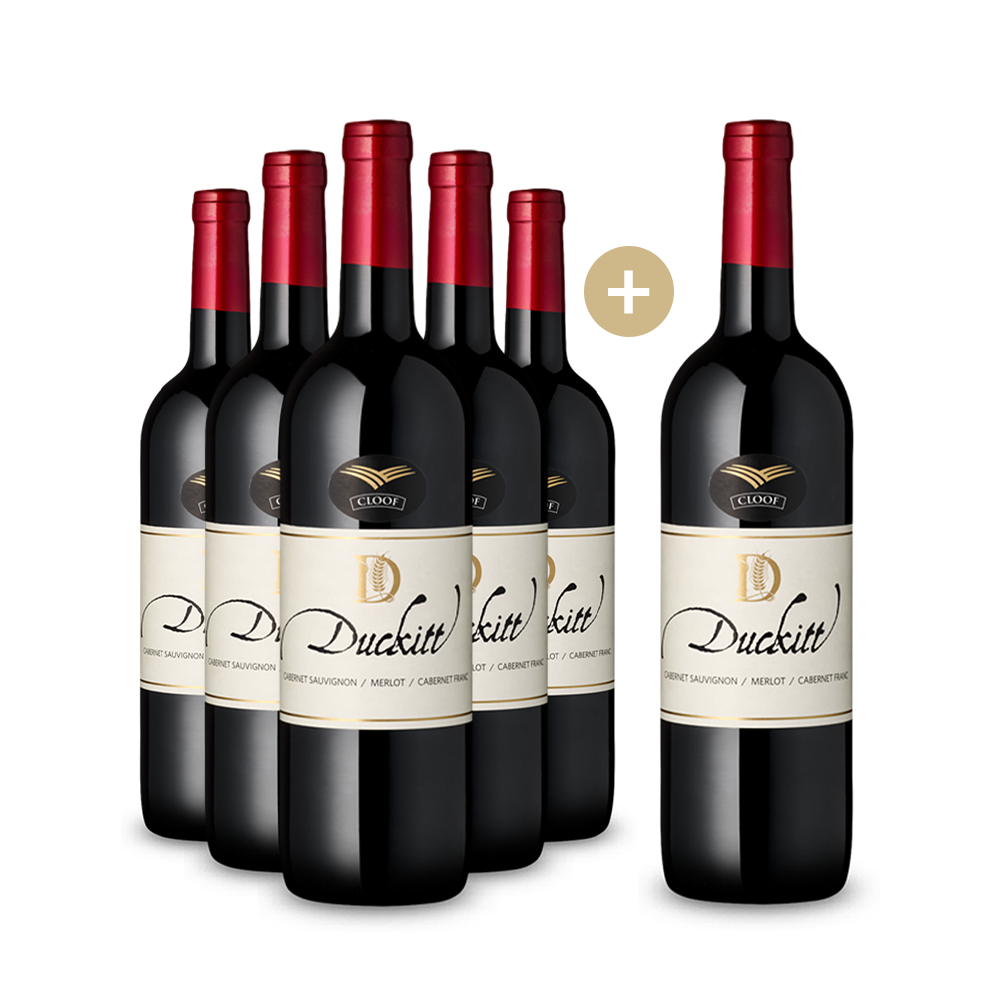 5+1 Flaschen Cloof Duckitt Bordeaux Blend 2020