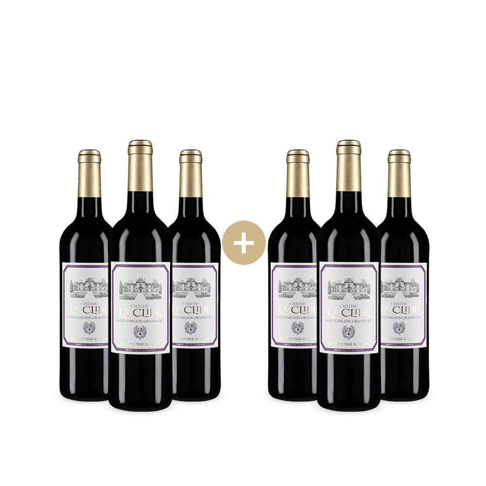 3+3 Flaschen Saint-Émilion Grand Cru 2021