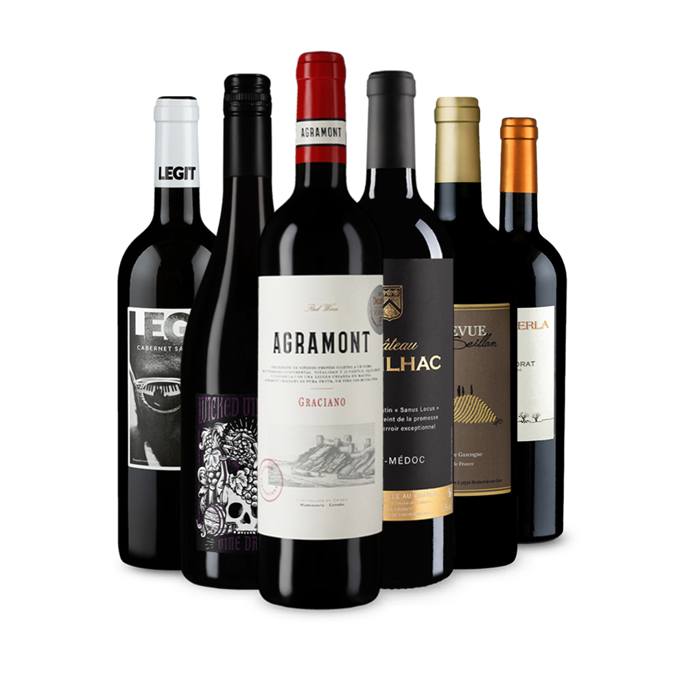 -50%: Rotwein-Reise international