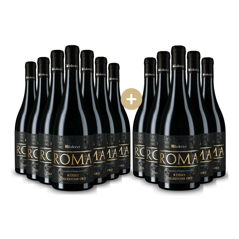 7+5 Flaschen Roma Rosso Collezione Oro 2021