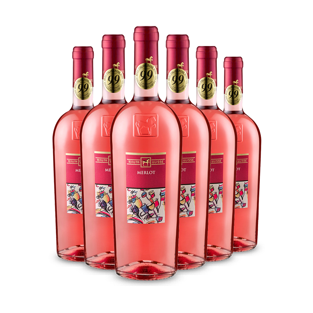 5+1 Flaschen Tenuta Ulisse Merlot Rosato 2023