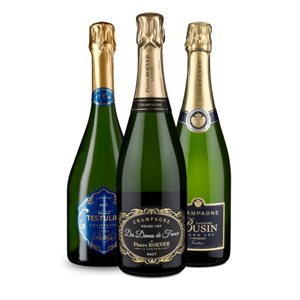 Wine in Black Champagner-Set: Cru at its best