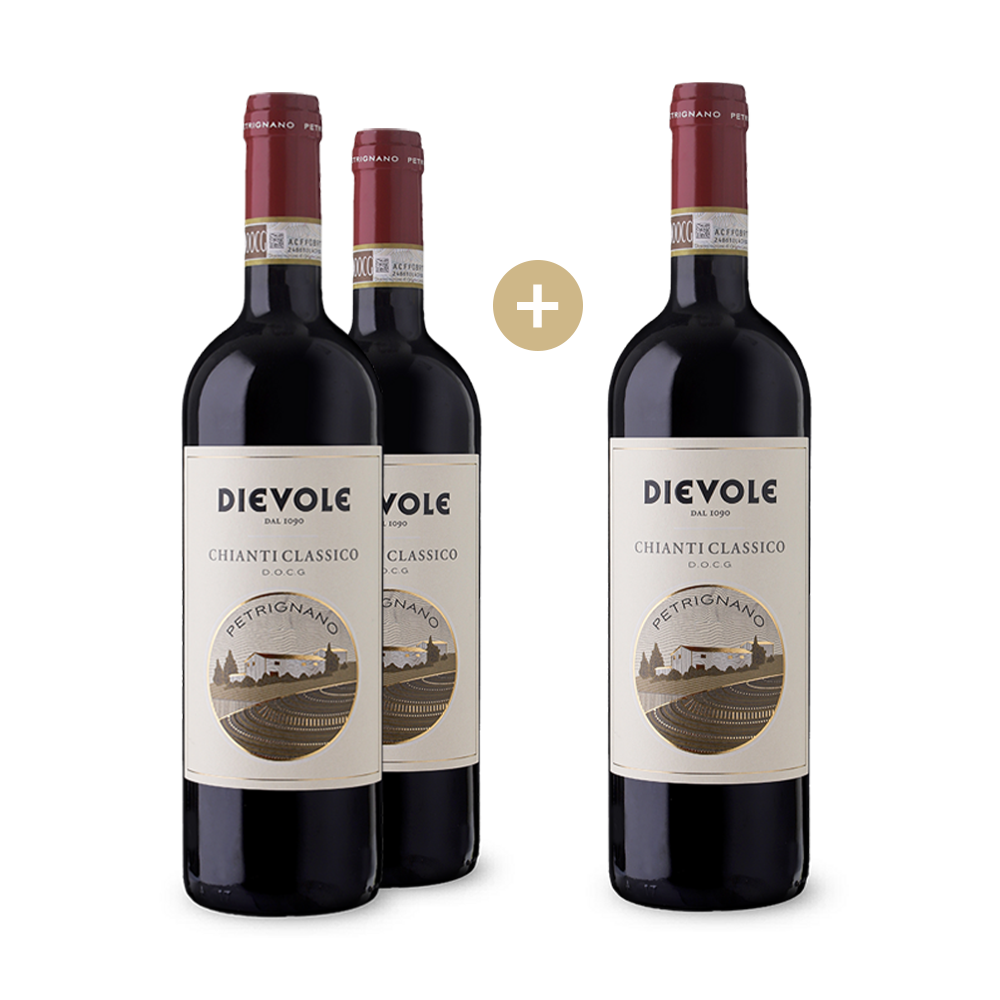 2+1 Flaschen Dievole Chianti Classico Petrignano 2019