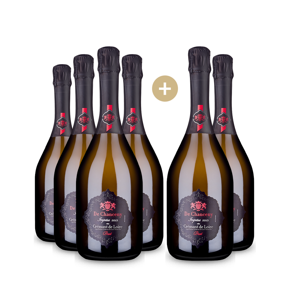 4+2 Flaschen De Chanceny Impetus Crémant de Loire Brut 2015