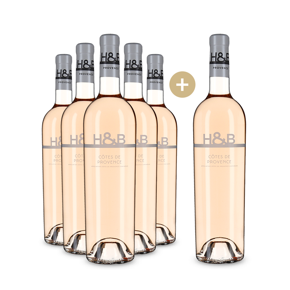 5+1 Flaschen Hecht & Bannier Côtes de Provence Rosé 2023