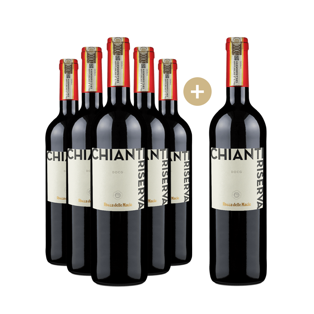 5+1 Flaschen Rocca delle Macìe Chianti Riserva 2019
