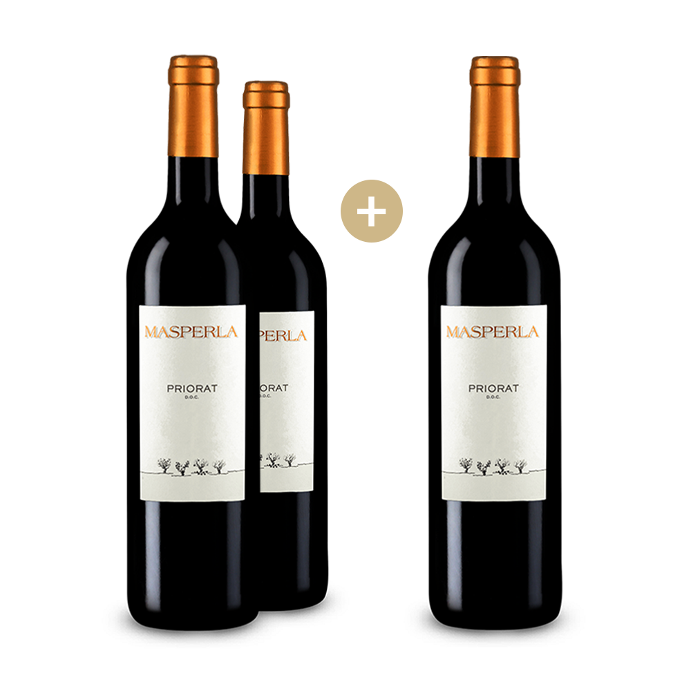 2+1 Flaschen Mas Perla Priorat 2010