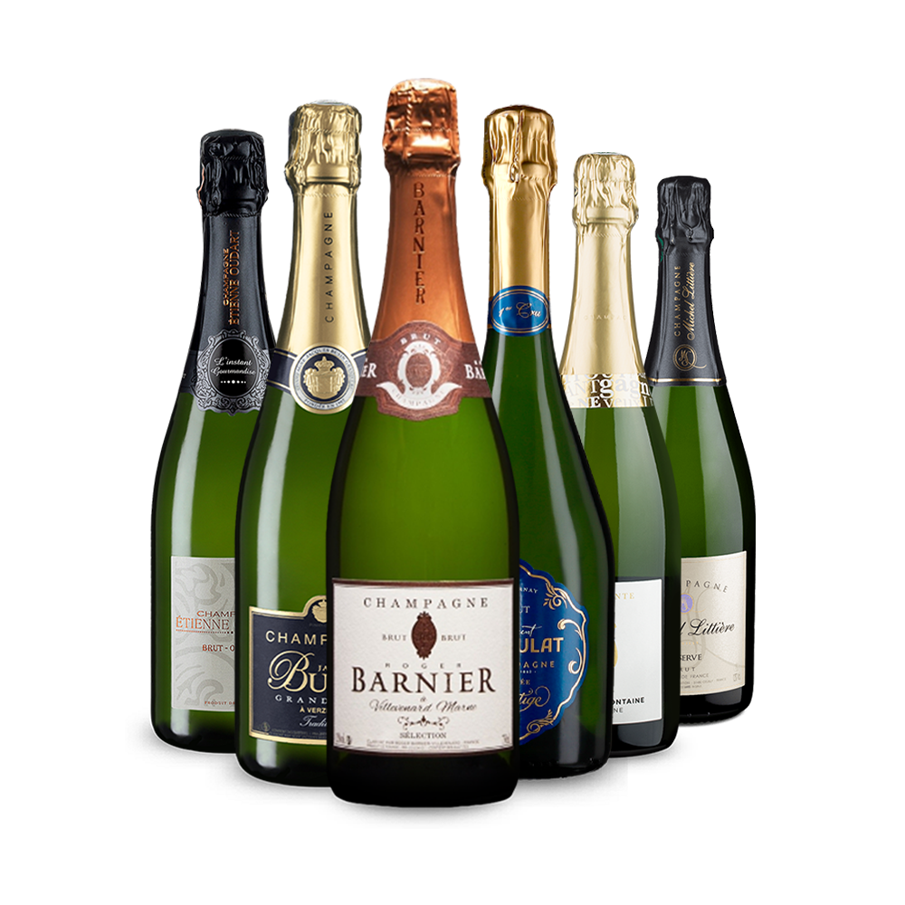 Champagner deluxe: 6er-Set bei Wine in Black