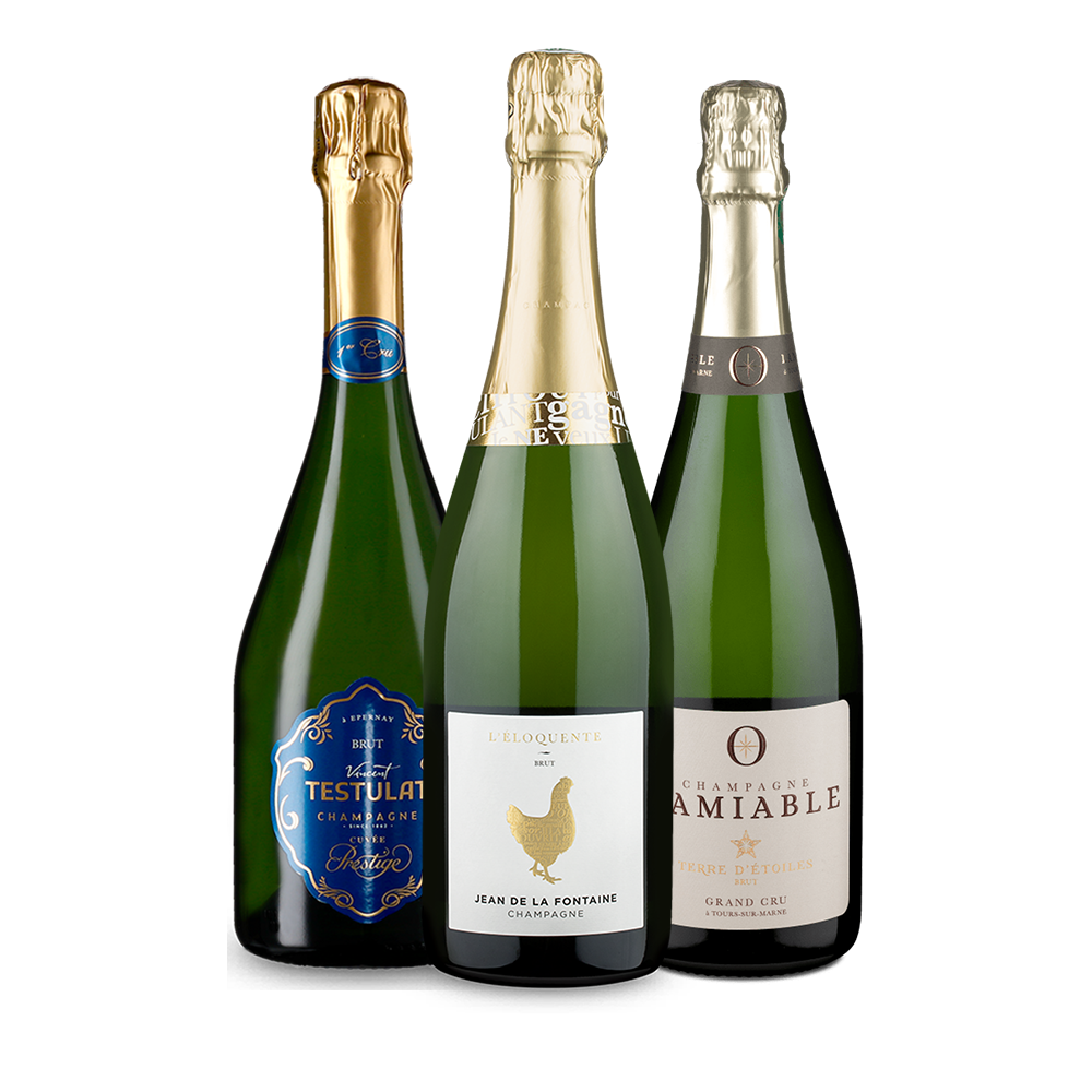 Punkte-Power: Champagner im exklusiven 3er-Set