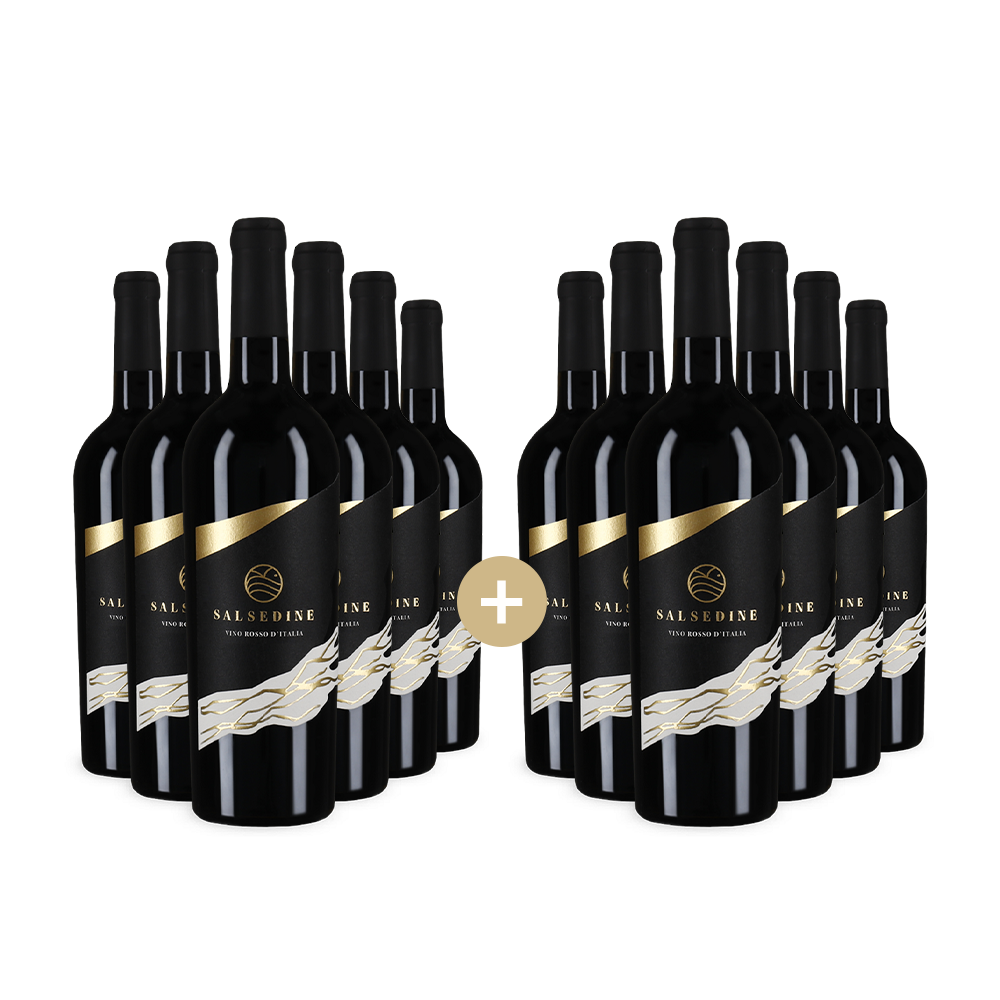 6+6 Flaschen Cantine Truentum Salsedine Rosso 2022