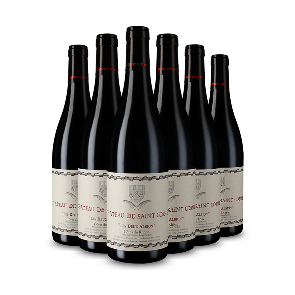 6 Flaschen Côtes du Rhône Les deux Albion 2021