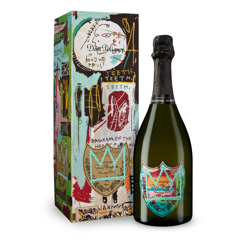Champagne Dom Pérignon Jean-Michel Basquiat Édition Gift Box Vintage 2015