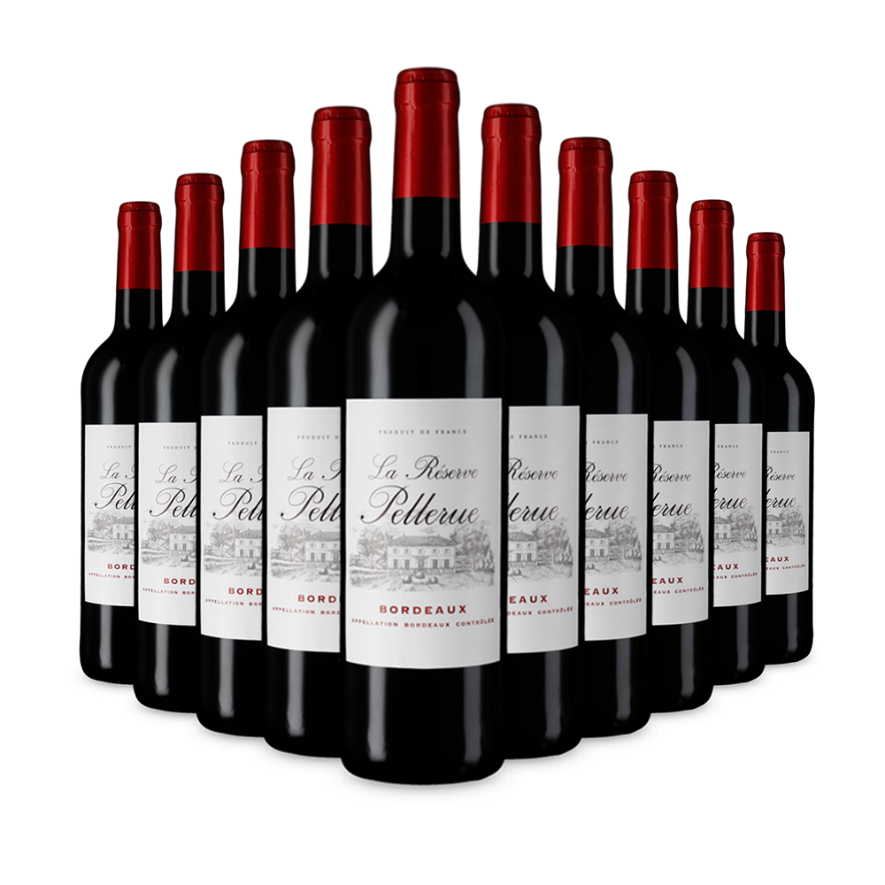 La Réserve Pellerue 10 lahví Bordeaux 2021