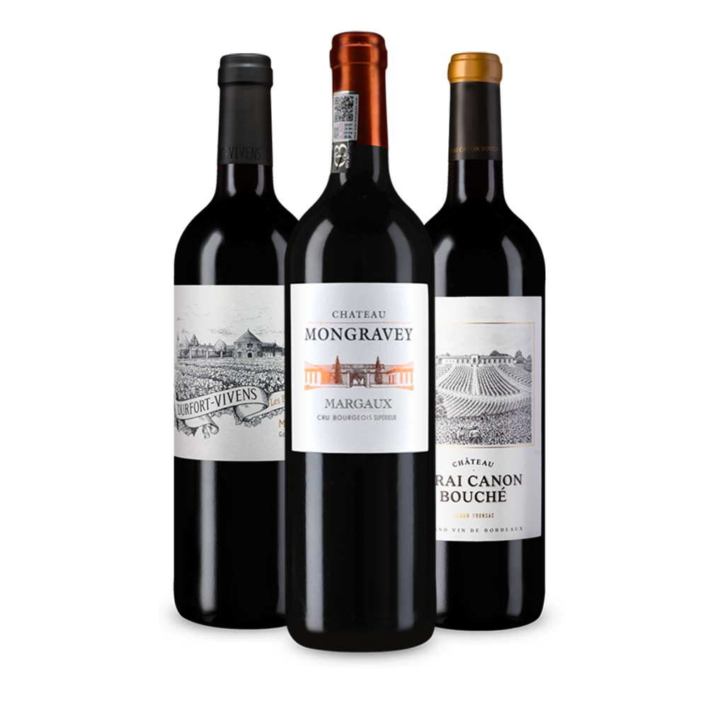 Bordeaux-Trio de luxe