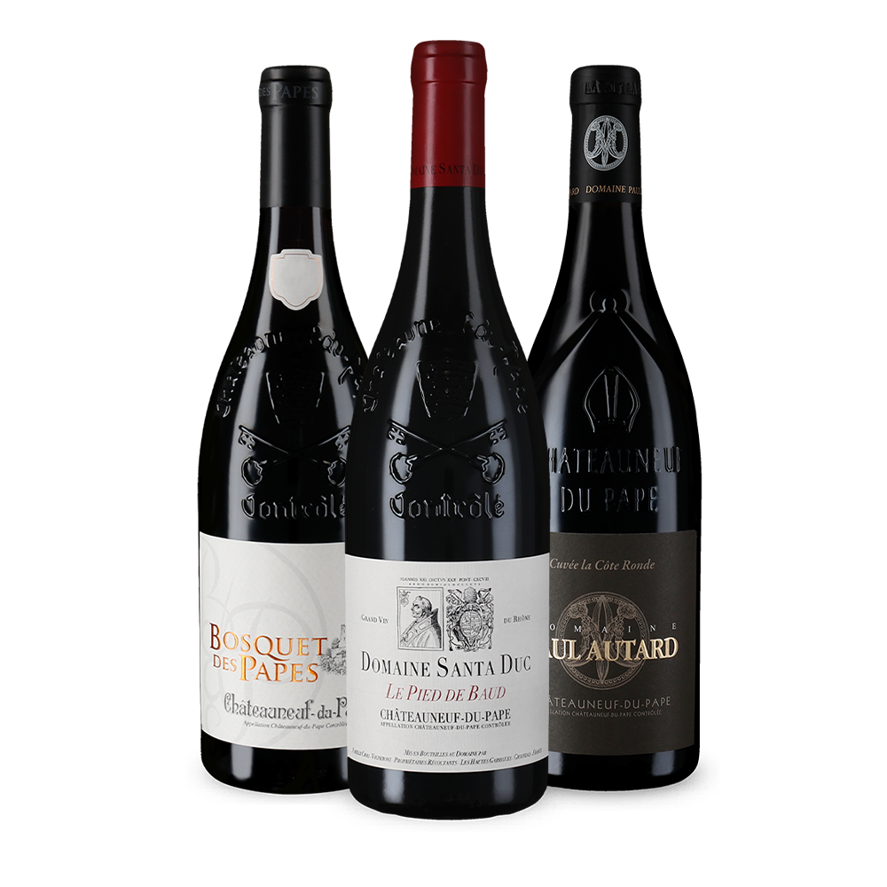 Rhône-Genuss deluxe: Châteauneuf-du-Pape im 3er-Set entdecken
