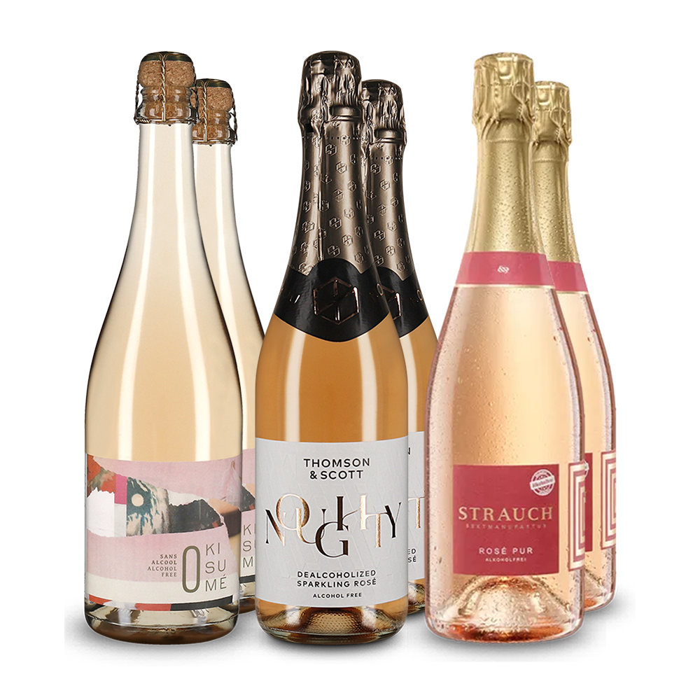 Prickelnder Genuss: Alkoholfreie Rosés im Set!