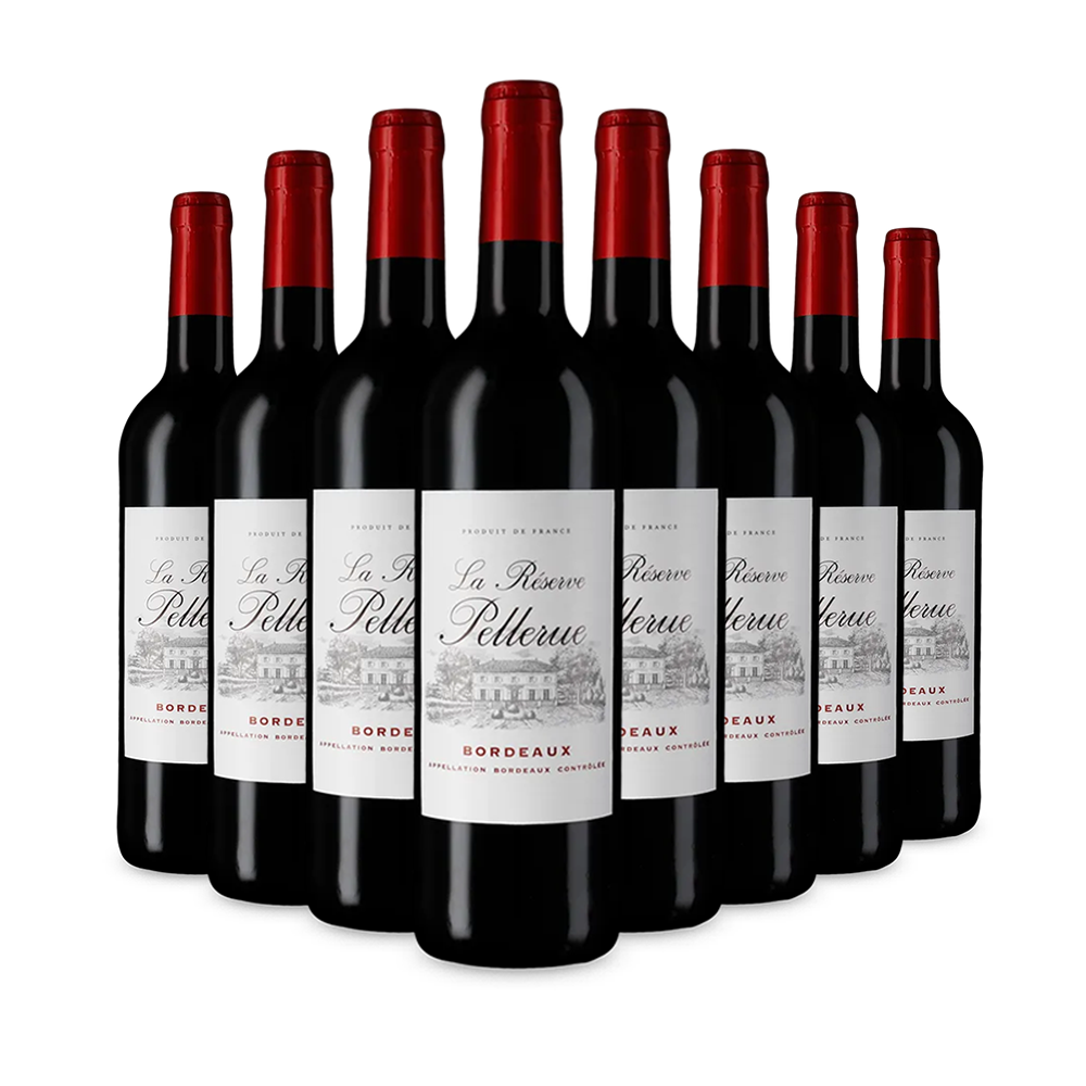 La Réserve Pellerue 8 lahví Bordeaux 2021