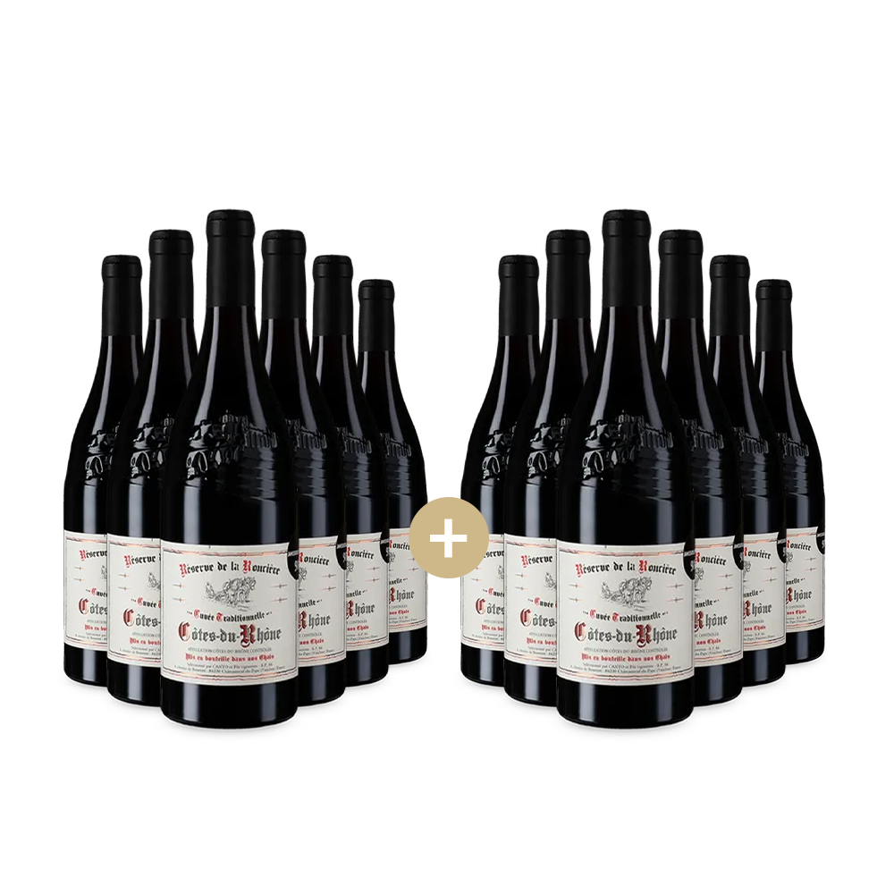 6+6 Flaschen Côtes-du-Rhône 2022