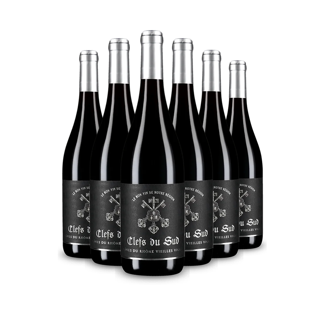 Clefs du Sud 6x Côtes du Rhône Vieilles Vignes 2023