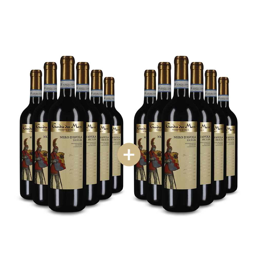 Guardia dei Mori 6+6 lahví Nero d'Avola 2024